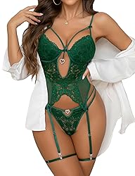 Aranmei Women Lingerie Set with Garter Belt Sexy