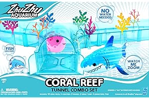 ZHUZHU Zhu Zhu Aquarium Coral Reef Tunnel Playset w/ Fish Included