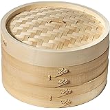 Joyce Chen Steamer, Bamboo, Tan Medium