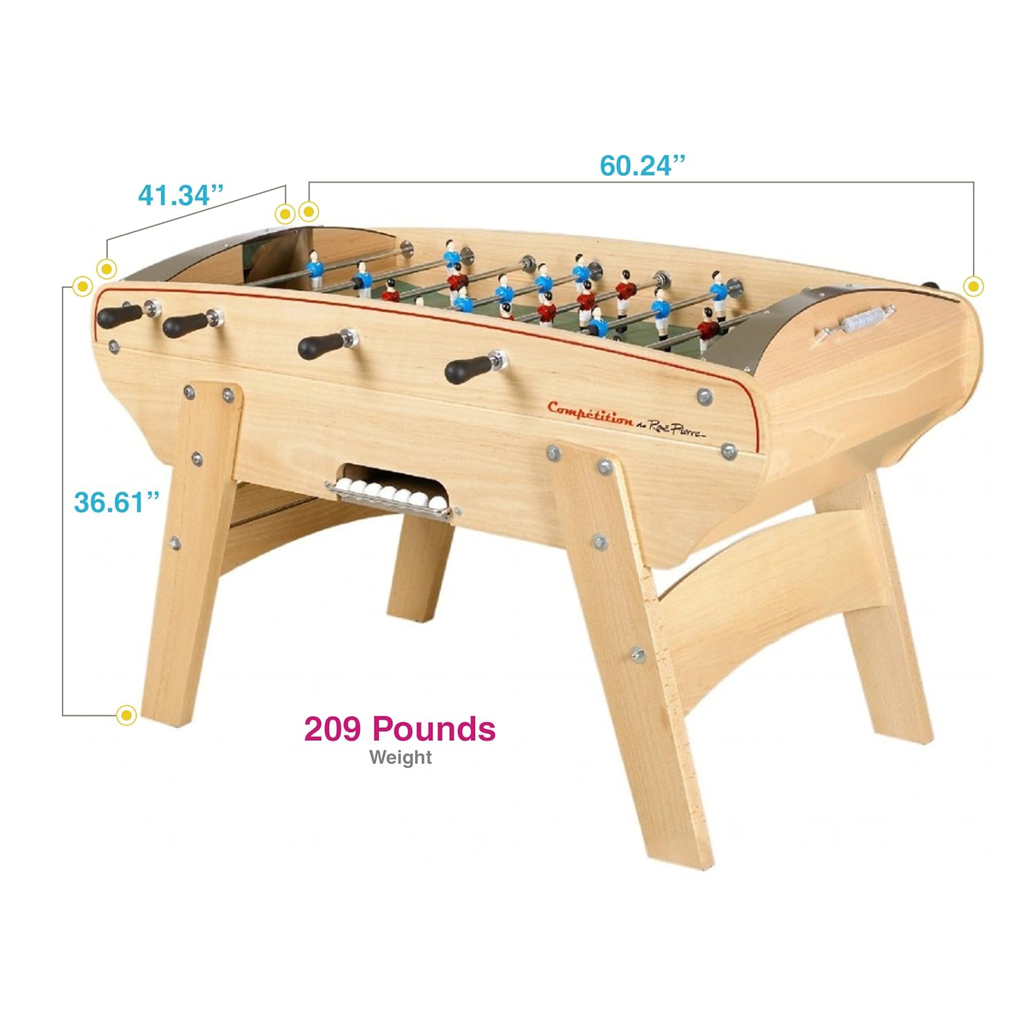Amazon Com Rene Pierre Competition Foosball Table With