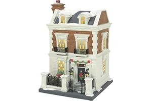 Department 56 Dickens Village Disney Mary Poppins 17 Cherry Tree Lane Lit Building, 8 Inch, Multicolor