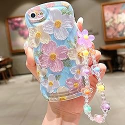 for iPhone SE Case 2022/2020 iPhone 8/7 Curly Wavy