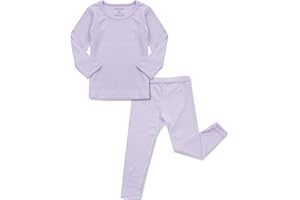 AVAUMA Baby Boys Girls Pajama Set Kids Toddler Snug fit Ribbed Sleepwear pjs for Daily Life Style