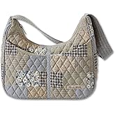 Bella Taylor Blakely - Hobo Shoulder Bag for Women - Lightweight Quilted Fabric Purse with Pockets