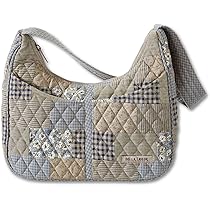 Bella Taylor Blakely Hobo Shoulder Bag For Women | Lightweight Cotton Khaki Chambray Purse With Lots Of Pockets - View #5