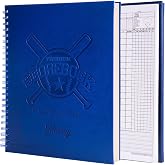 Murray Sporting Goods Premium Baseball Softball Scorebook - 60 Games | Stats Score Keeper Book for Adult &amp; Youth Baseball/Softball