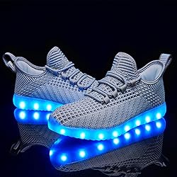 BosenHulu Light Up Shoes for Women Men Unisex USB