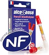 AlcoSense NF Certified Breathalyzers Twin Pack for France Europe Travel view 1