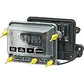 Blue Sea Systems Bloque de fusibles resistente al agua con cuchilla ST 5056100, cubierta manual