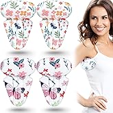 Juexica 4 Pcs Lymphedema Axilla Mastectomy Pillow Cotton Post Breast Surgery Recovery Breast Pillow for Sleeping Mastectomy Underarm Armpit Pain Relief(Flower)