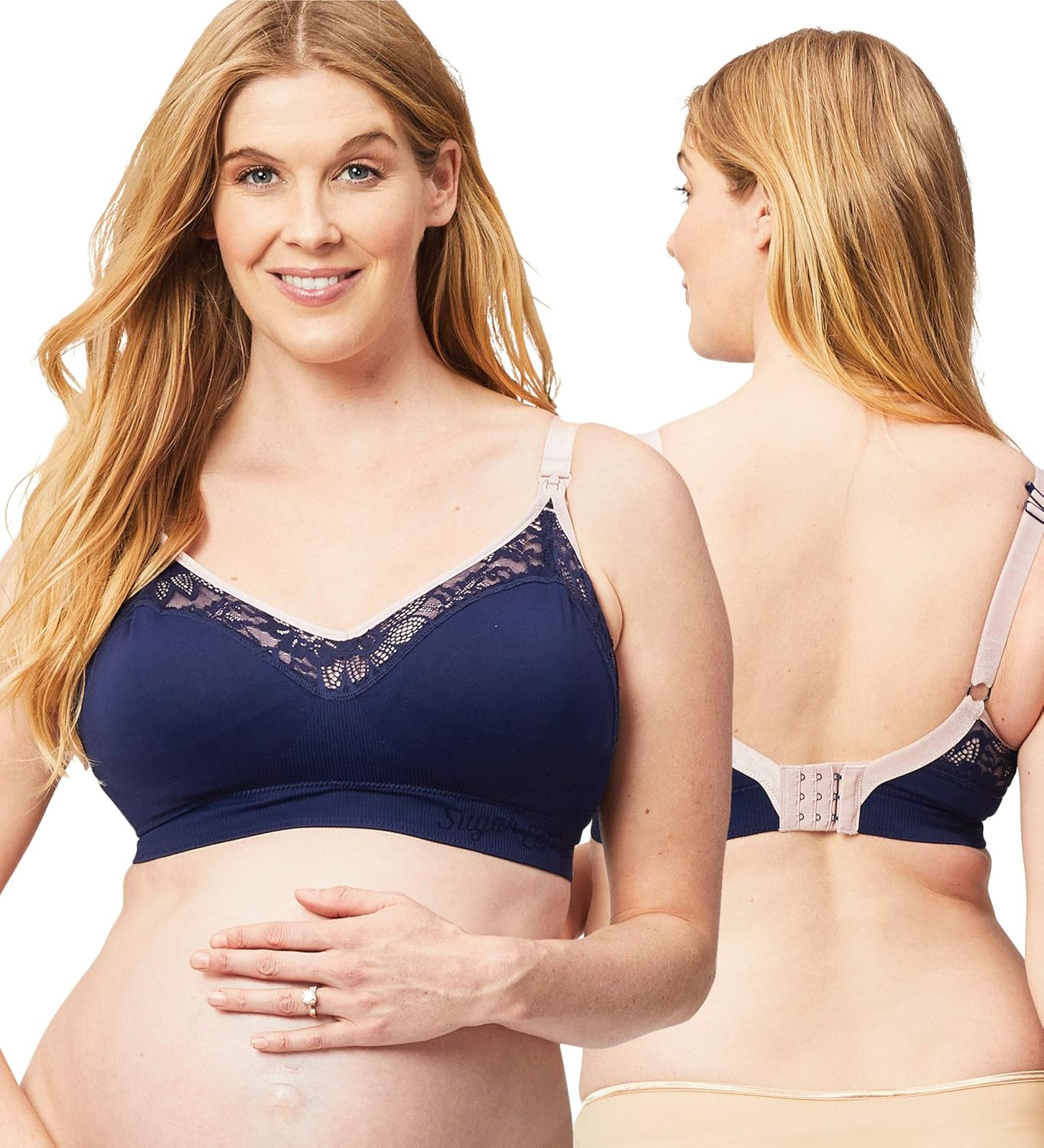 Sugar Candy LUX Wireless Nursing Bra (for F-K Cups), Maternity Seamless Breastfeeding Bralette at  Women’s Clothing store