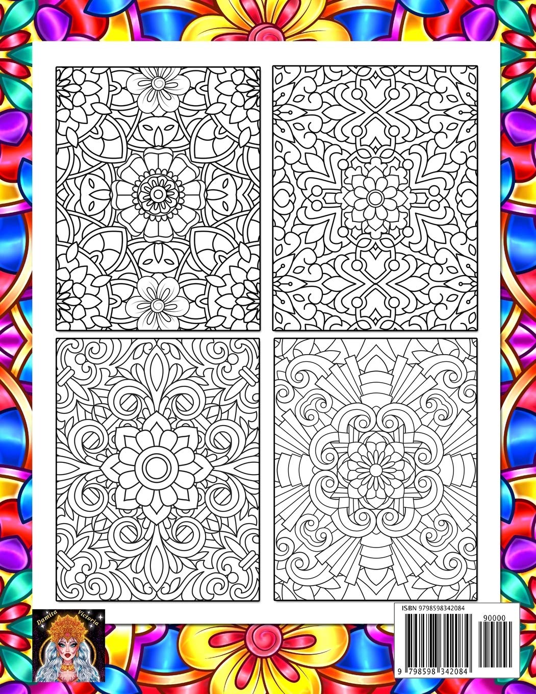 Decorative Patterns: Adult Coloring Book Featuring Stress Relieving Patterns Designs Perfect for Adults Relaxation and Coloring Gift Book Ideas