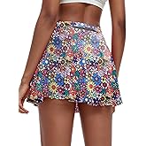 Oyamiki Athletic Skorts for Woman Trendy High Waisted Skirts Pleated Golf Tennis Skirt Flowy Skort with Pockets Chic Clothing