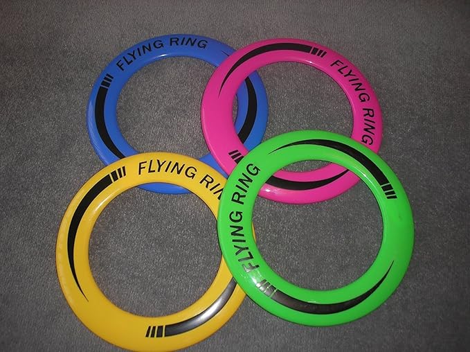Flying Ring Frisbee Available in 4 Bright Colours 1 Supplied Flyer