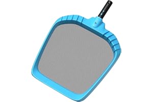 MOWEND Pool Net, Swimming Pool Skimmer Net with Fine Mesh Net Bag for Fast Pool Cleaning, Heavy Duty Pool Cleaner Supplies and Accessories, Fits Standard 1-1/4" Pool Pole (Pole Not Included)