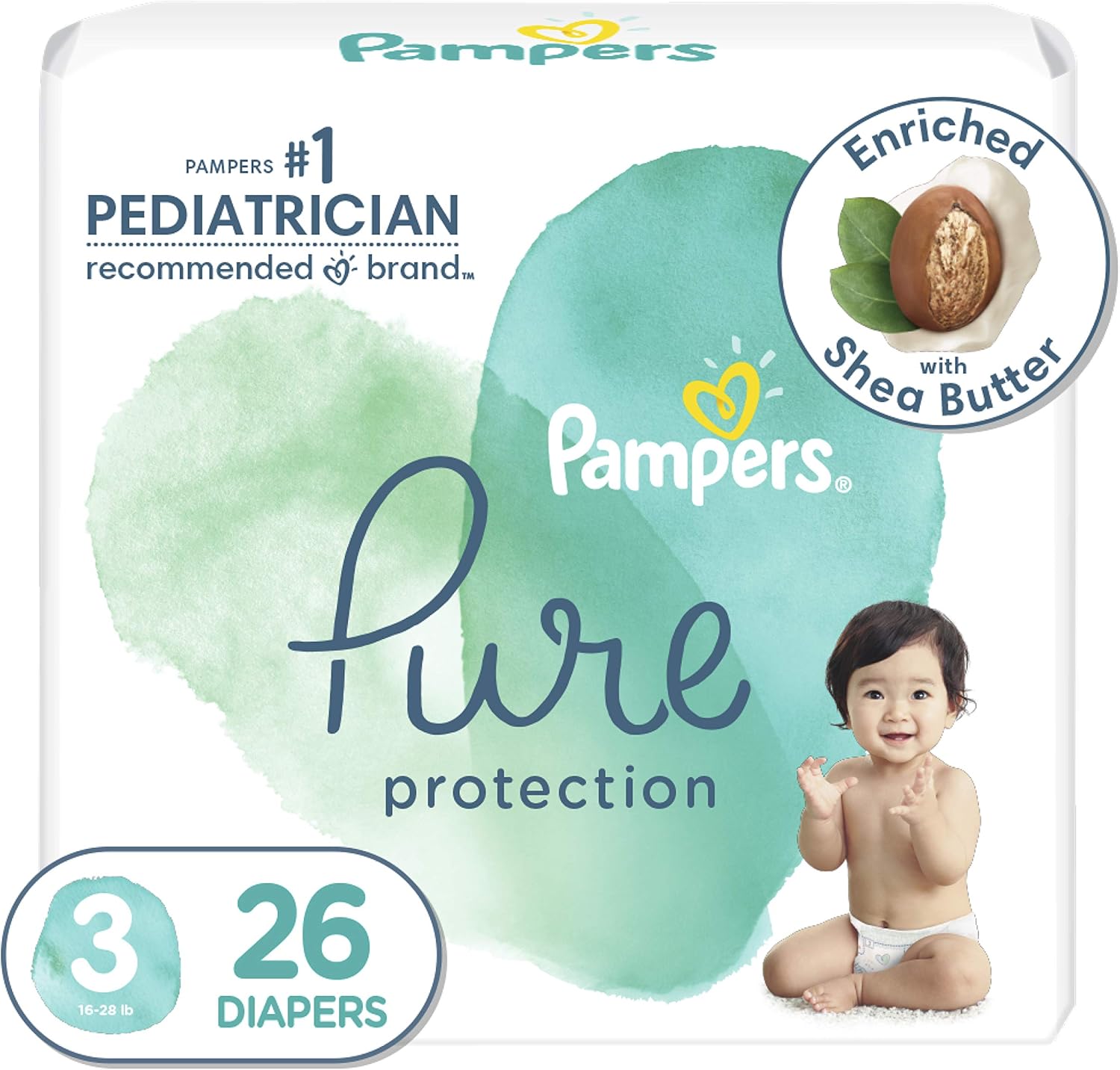 pampers pure diapers size 3