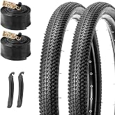 MOHEGIA Mountain Bike Tires - 20/24/26/27.5 Inch Folding MTB Bicycle Tires Replacement,Steel Bead All-Terrain and High-Performance Durable for Off-Road,Street &amp; Trail Adventures