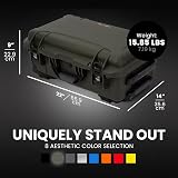 NANUK 935 Olive Waterproof Hard Case Camera Padded Dividers Wheels Cabin Luggage view 6