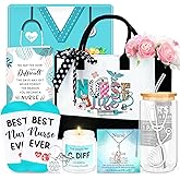 Nurse Gifts for Women Rn Gifts for Nurses Female Funny Nurses Week Gift Set for Nursing Students Nurse Practitioner Appreciation Gift Essentials for Women Nursing School Graduation Accessories Basket