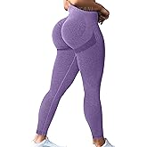 SZKANI Butt Lifting Leggings for Women Booty High Waisted Workout Yoga Pants Scrunch Butt Gym Seamless Booty Tight