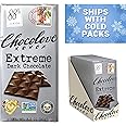 Chocolove Extreme Dark Chocolate Bars | 88% Cocoa | Rich and Intense Flavor | Made with Premium Belgium Dark Chocolate | Non-