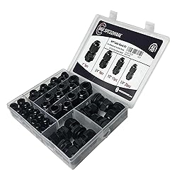 MGI SpeedWare 42 pcs NPT Strain Relief Nylon Cord
