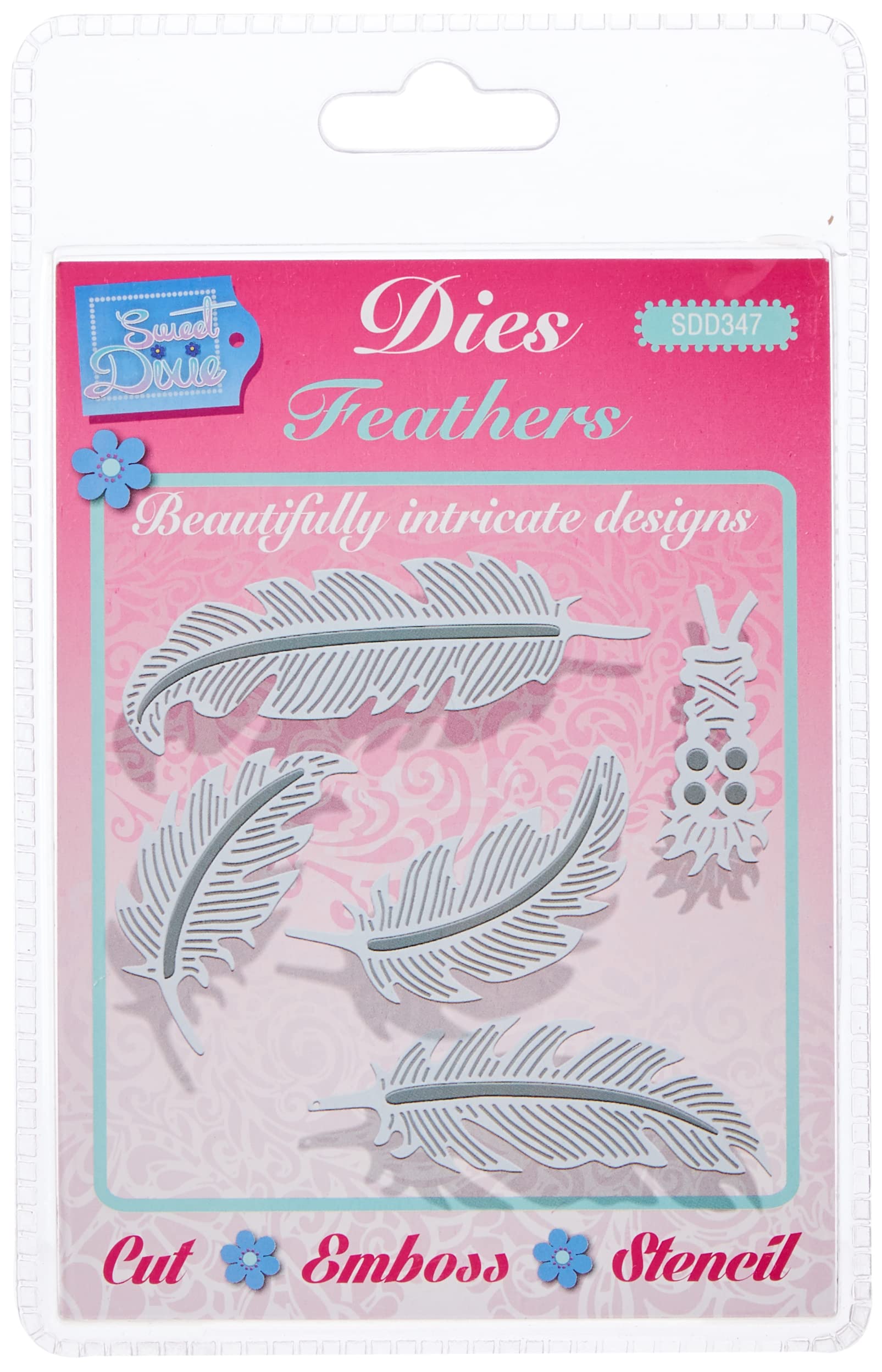 Sweet Dixie SDD347 Cutting Die, Metal, Grey, Small