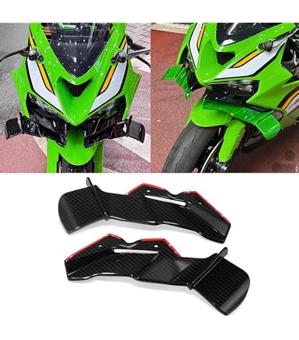 Amazon.com: Motorcycle Front Wing Spoiler Side Wind deflectors
