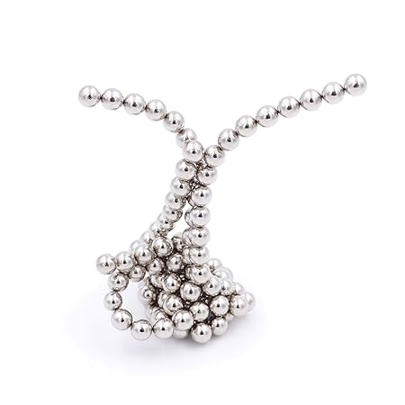 Brudazon | 100 Mini Kugel-Magnete 5mm | Neodym-Magnete ultrastark - N38 | Power-Magnet für Whiteboard, Büro, Schmuck, Fotos, 