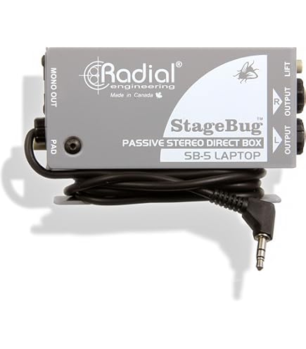 Amazon.com: Radial StageBug SB-1 1-Channel Active Instrument