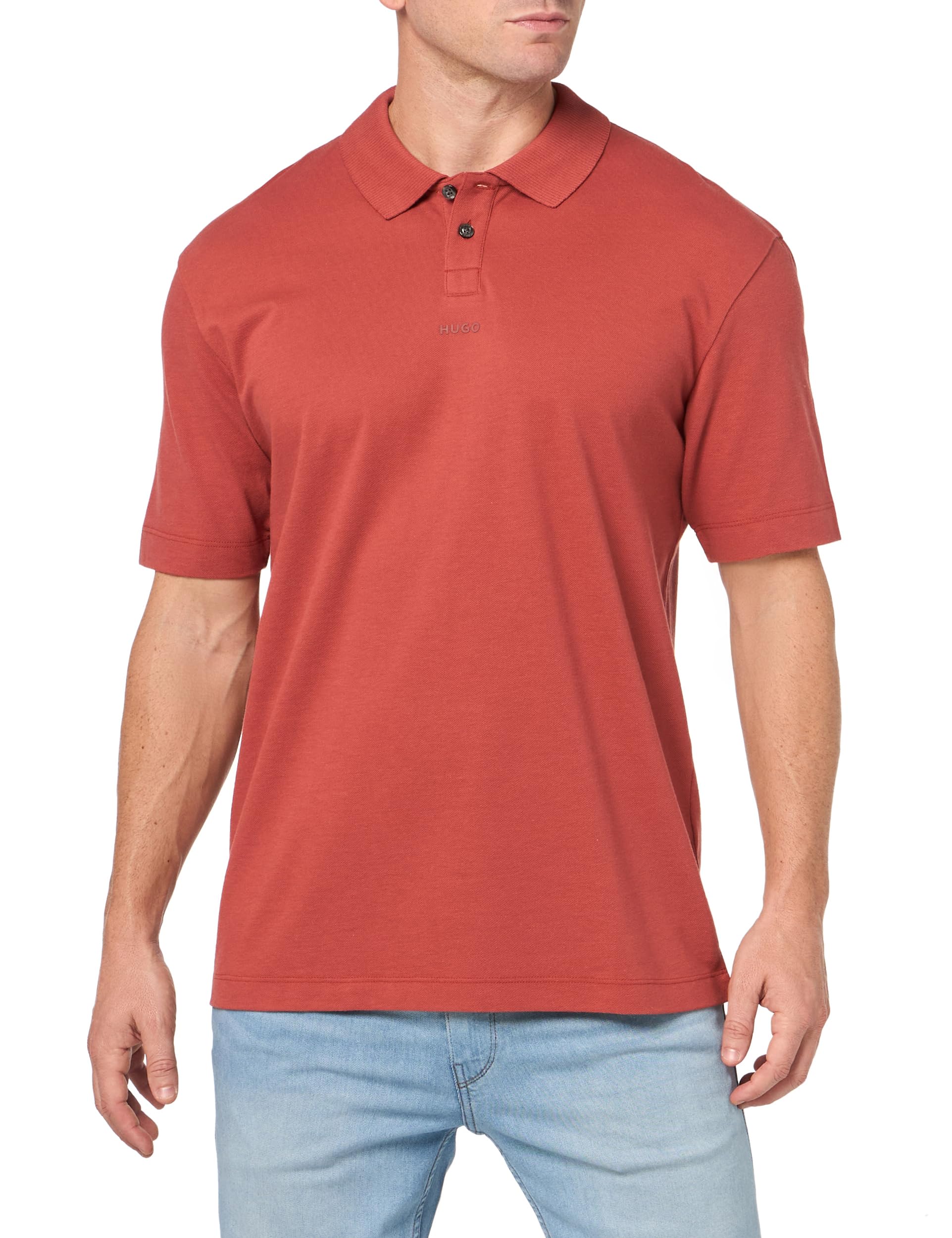 HUGO Contrast Center Logo Polo Shirt