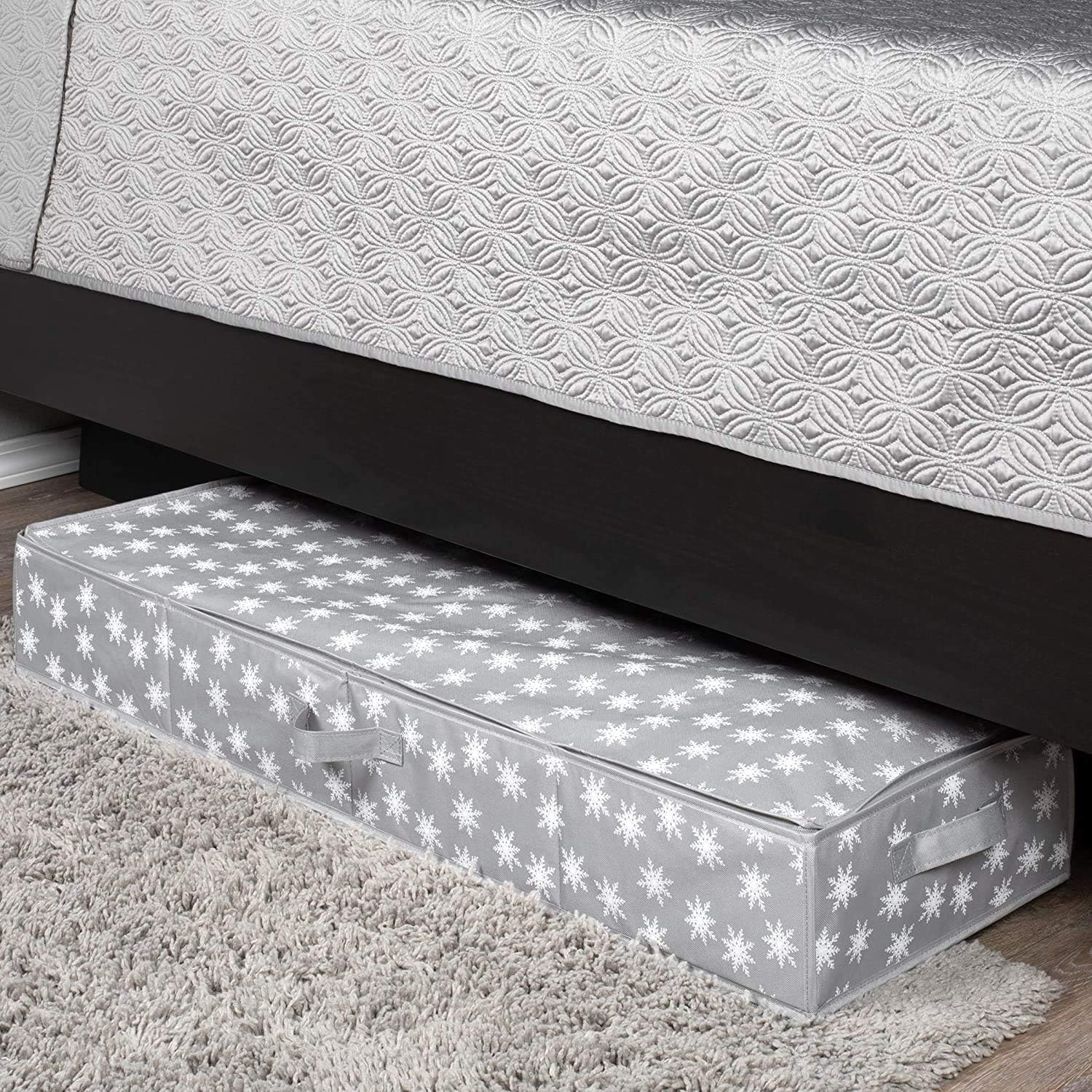 Wrapping Paper Storage Container – Fits up to 27 Rolls 1 3/8” Diam. - Underbed Gift Wrap Organizer Bags, Wrapping Paper Rolls, Ribbon, and Bows - Under Bed- Durable Material 600D - Up to 40” Rolls: Home & Kitchen