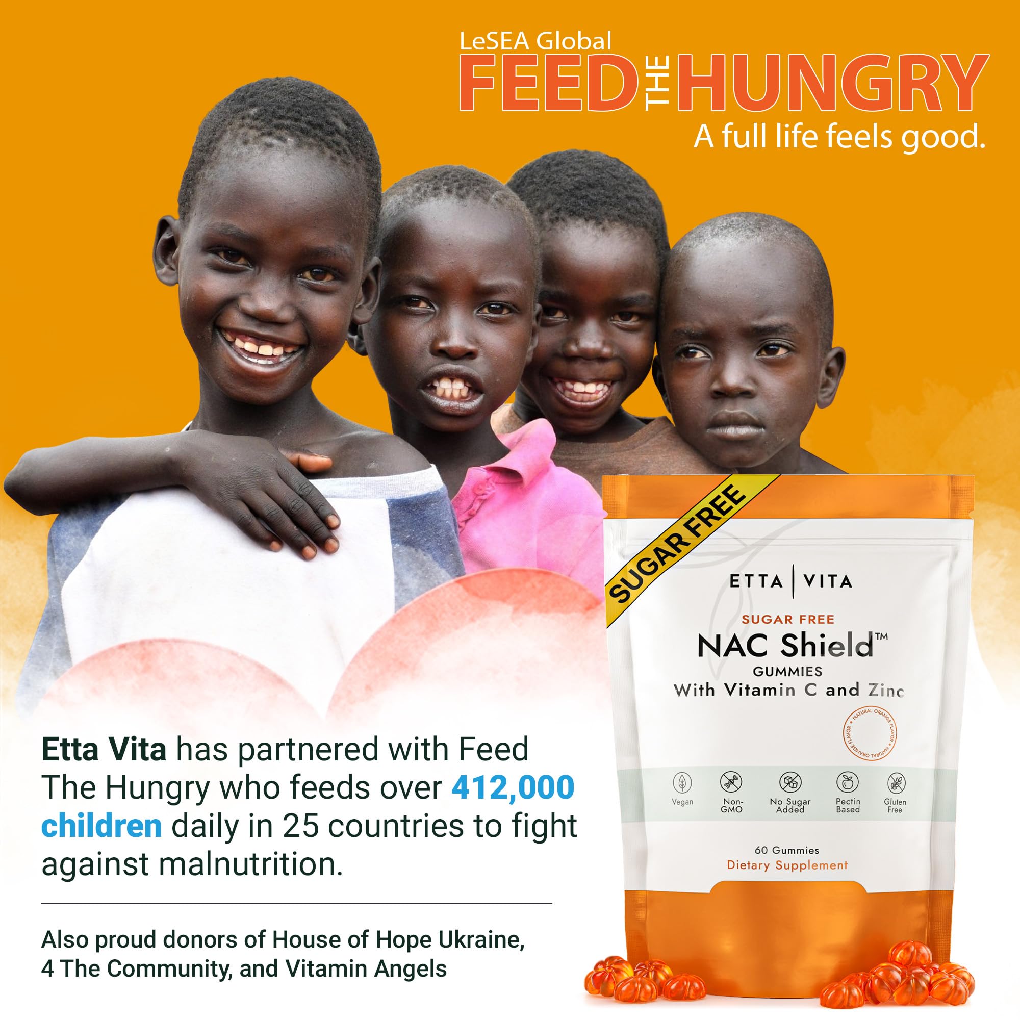 Sugar-Free NAC Gummies (Immune Support Complex) N-Acetyl Cysteine, Vitamin C & Zinc - Supports Respiratory Health, Liver Detox & Cleanse, Kidney Function, NAC Supplement for Kids and Adults - Vegan