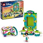 LEGO Disney Encanto Mirabel’s Photo Frame and Jewelry Box, Buildable Disney Toy for Kids with Play Bracelet and Mirabel Madrigal Mini-Doll, Jewelry Box Gift for Girls and Boys Ages 6 and Up, 43239