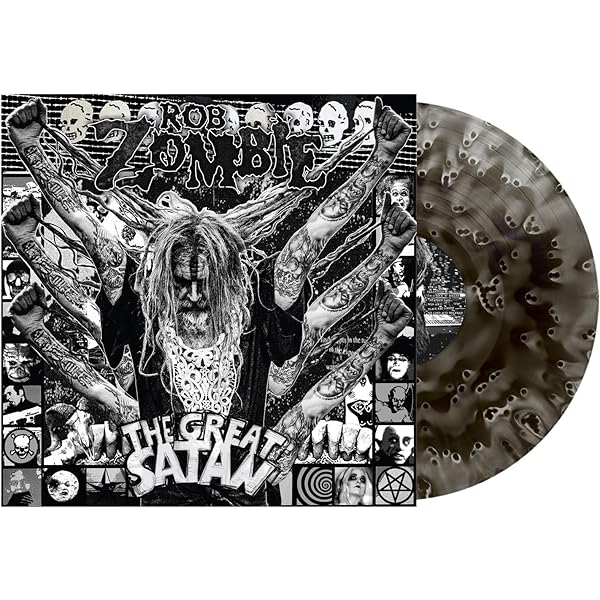 Amazon.com: Metal Forth Black Red Splatter Vinyl (Signed