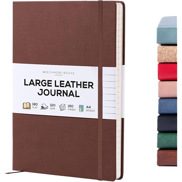 Cuaderno Forrado De Piel Sintética Suave, Libreta Supergrua