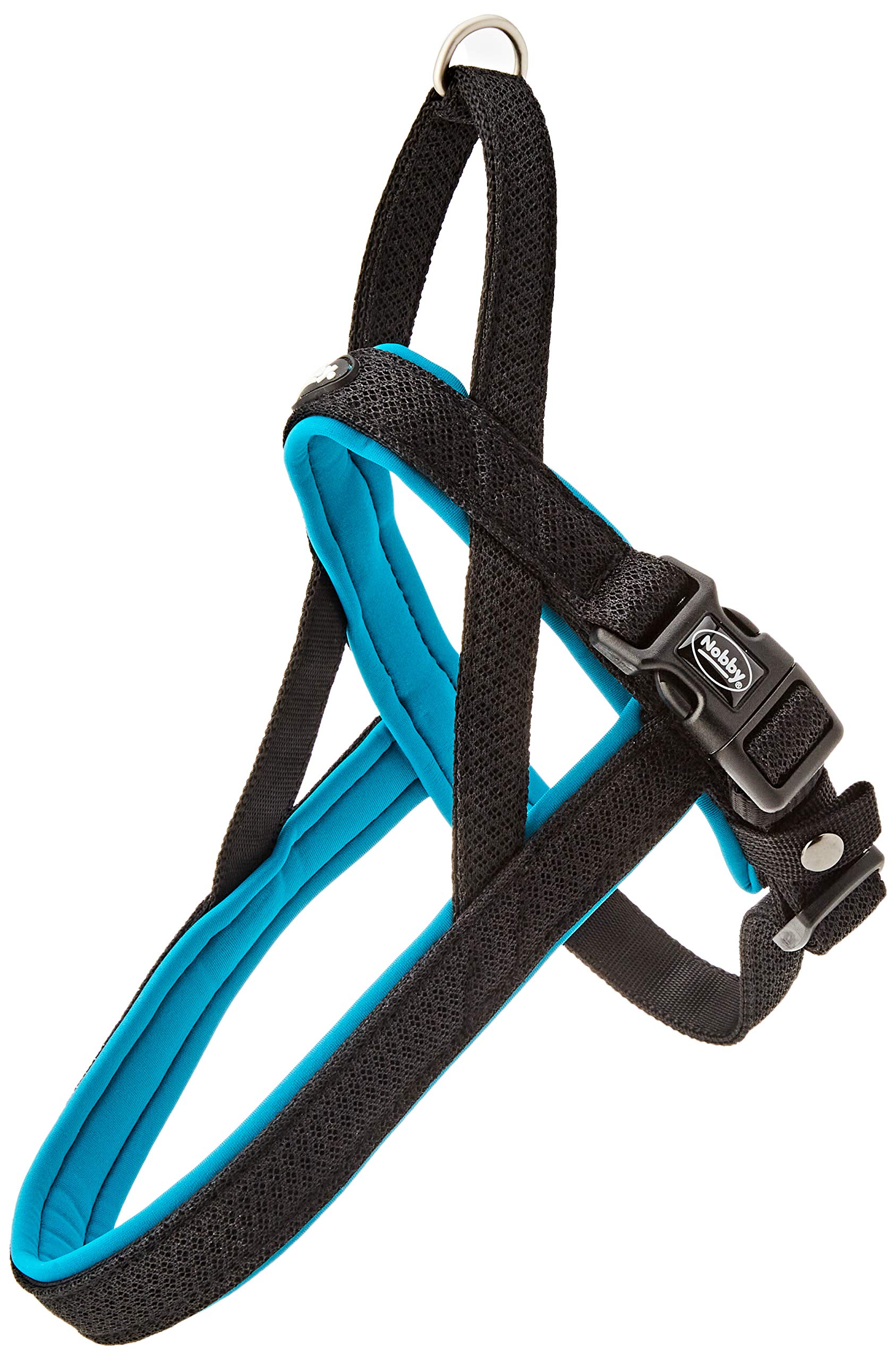 Nobby Preno Mesh Norwegian Harness, 38 - 50 cm+36 cm/20 - 25 mm, Turquoise
