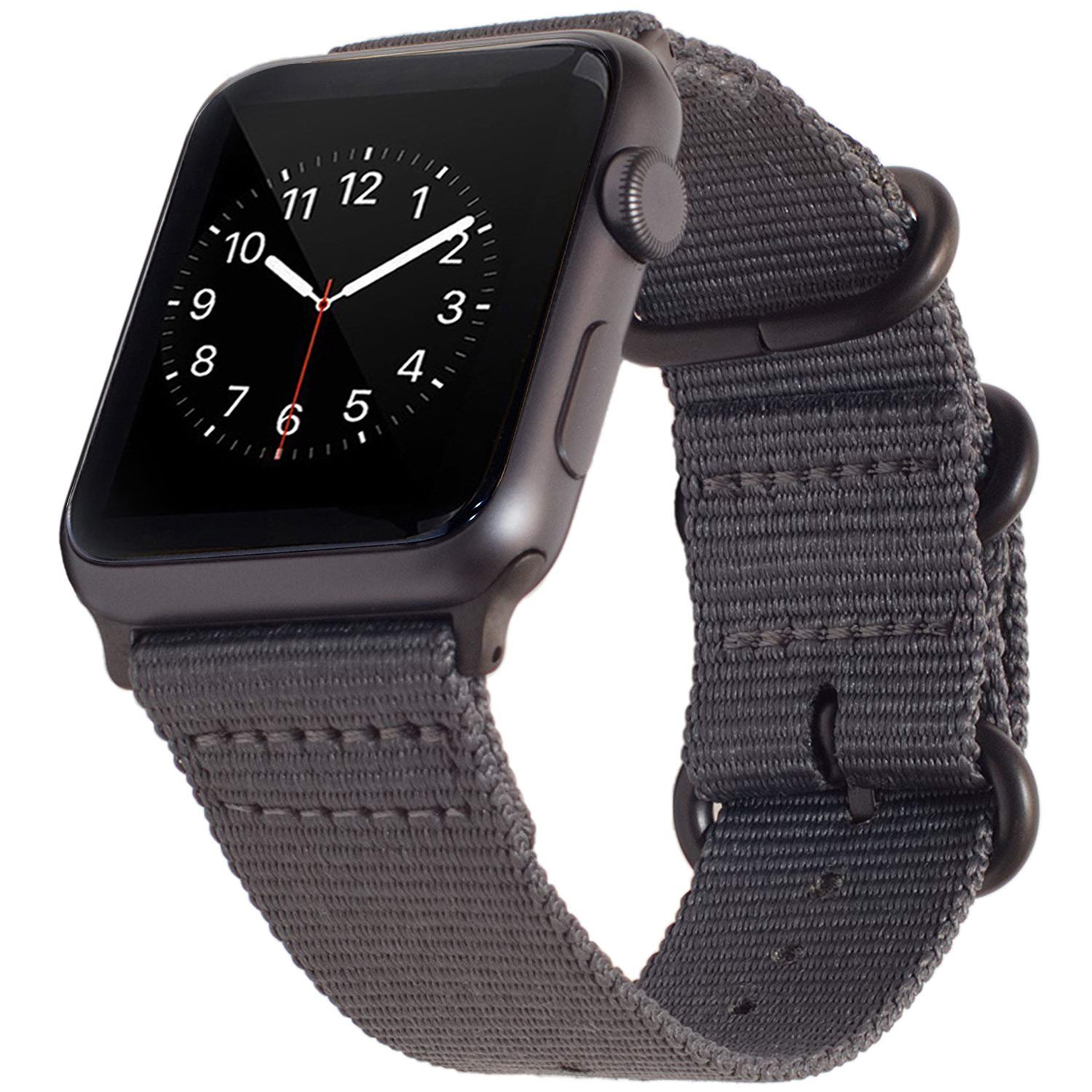 Shieranlee NATO Strap Compatible with Apple Watch 42mm 44mm 45mm 49mm, Strap for iWatch Series 8/Ultra/7/6/5/4/3/2/1 SE