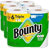 Bounty Select-A-Size Paper Towels, White, 6 Triple Rolls = 18 Regular Rolls (3 Packs of 2)