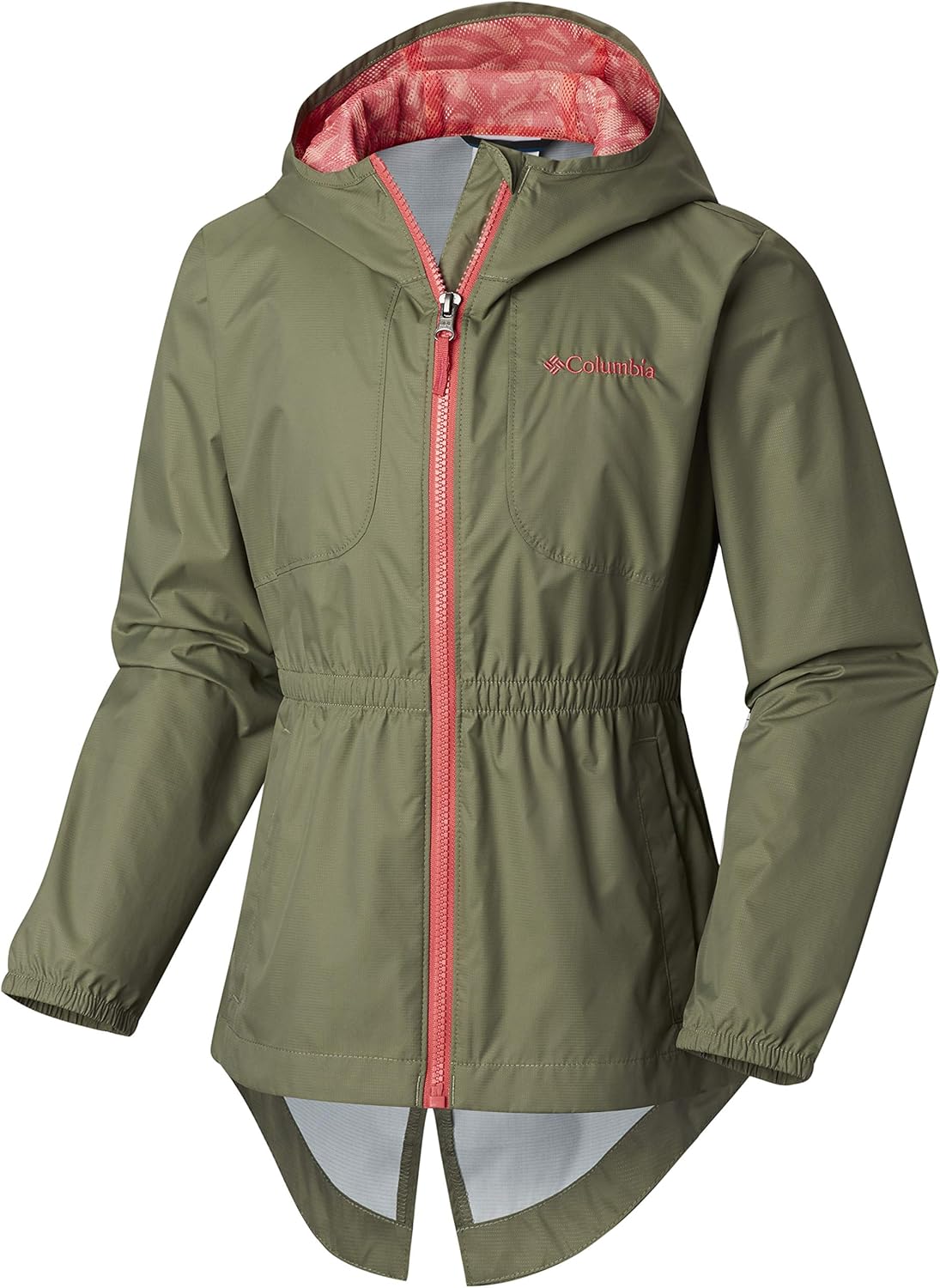 columbia girls rain jacket