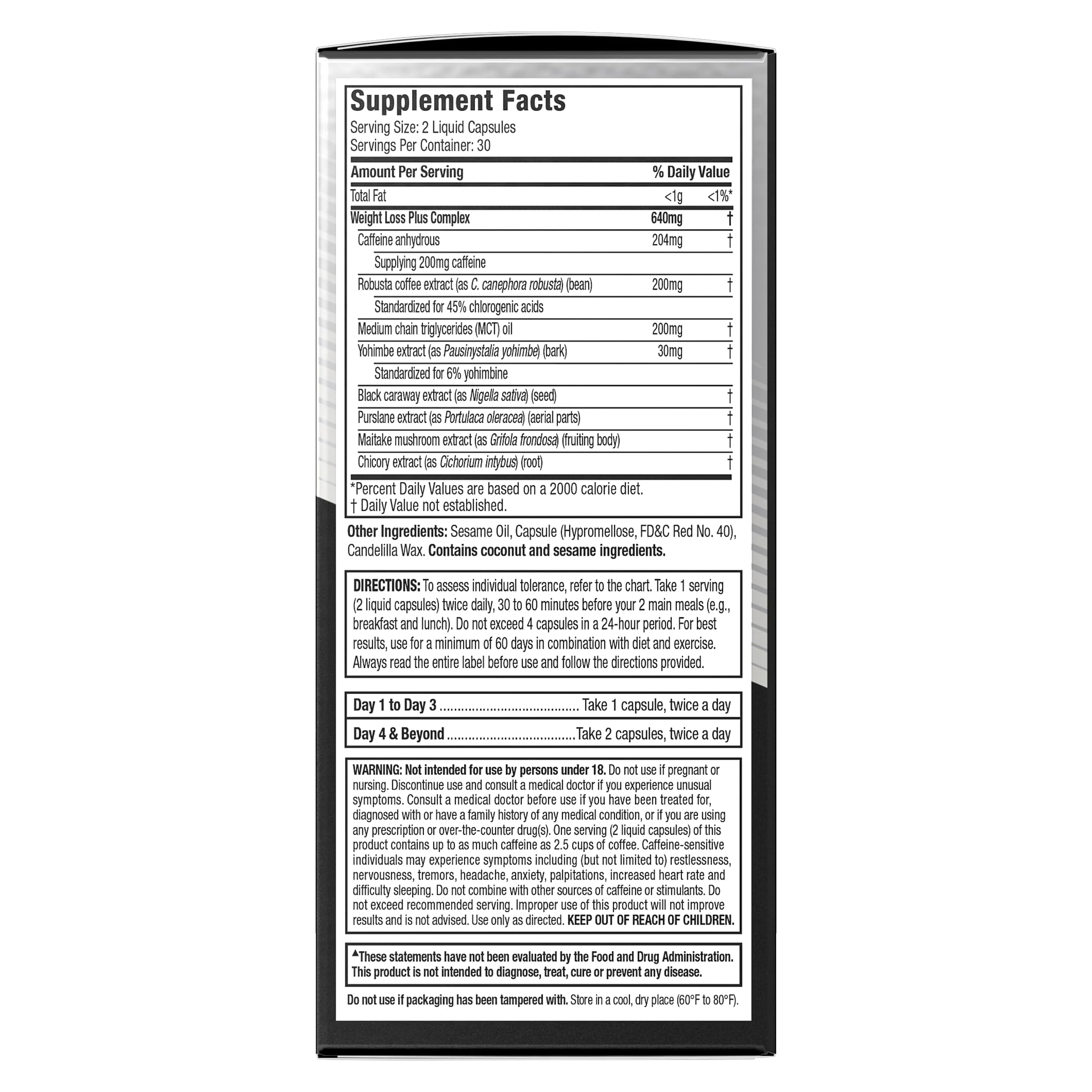Hydroxycut Advanced - 60 Rapid-Release Liquid Capsules - Thermogenic Calorie Burn, Maximize Energy - for Women & Men