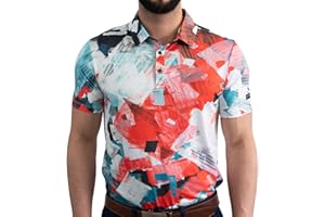 YATTA GOLF Standout Performance Golf Polo Shirts – Men’s