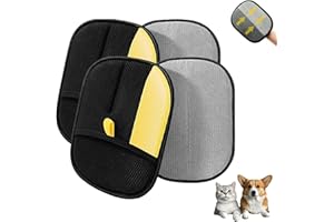 Rtettoa Pet Hair Remover - Electrostatic Hair Removal Glove for Cats & Dogs - Reusable Washable Magic Brush for Couch, Clothing, Carpet, Furniture, Car Seats