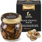 TruffleHunter - Black Truffle Slices - Preserved Truffles in Extra Virgin Olive Oil - 2.82 Oz