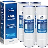 AQUIVEX CCP420 Pool Filter Cartridges 4 Pack, Compatible with Pentair Clean & Clear Plus 420, 178584, 179135, R173576, Pleatco PCC105, PCC105-PAK4, Filbur FC-6470, Unicel C-7471