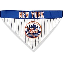 Amazon.com : Pets First MET-3217-L-XL MLB Dog Bandana - New