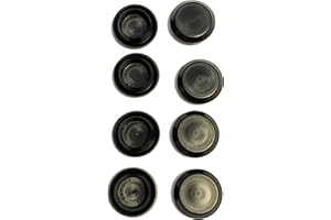 CLIPSANDFASTENERS INC 100 3/4" Black Plastic Flush Type Hole Plugs 1" Head