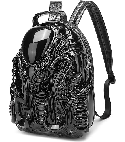 Amazon.com: 3D Xenomorph Shaped Backpack,Back Packs Steam Punk for