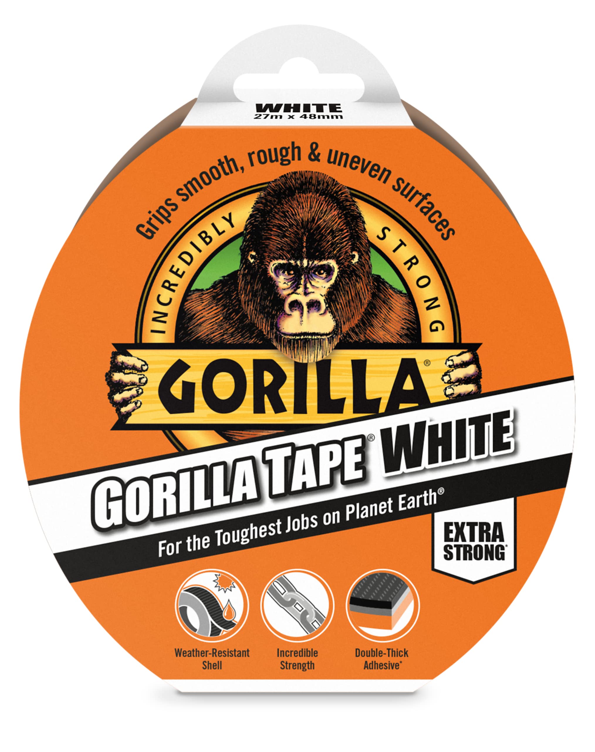 Gorilla Tape White 27m