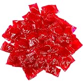 Cinnamon Hard Candy Discs, Individually Wrapped, 2 Lb Spicy cinnamon flavored Christmas candies, approx. 150 pieces, for parties, offices and treats.